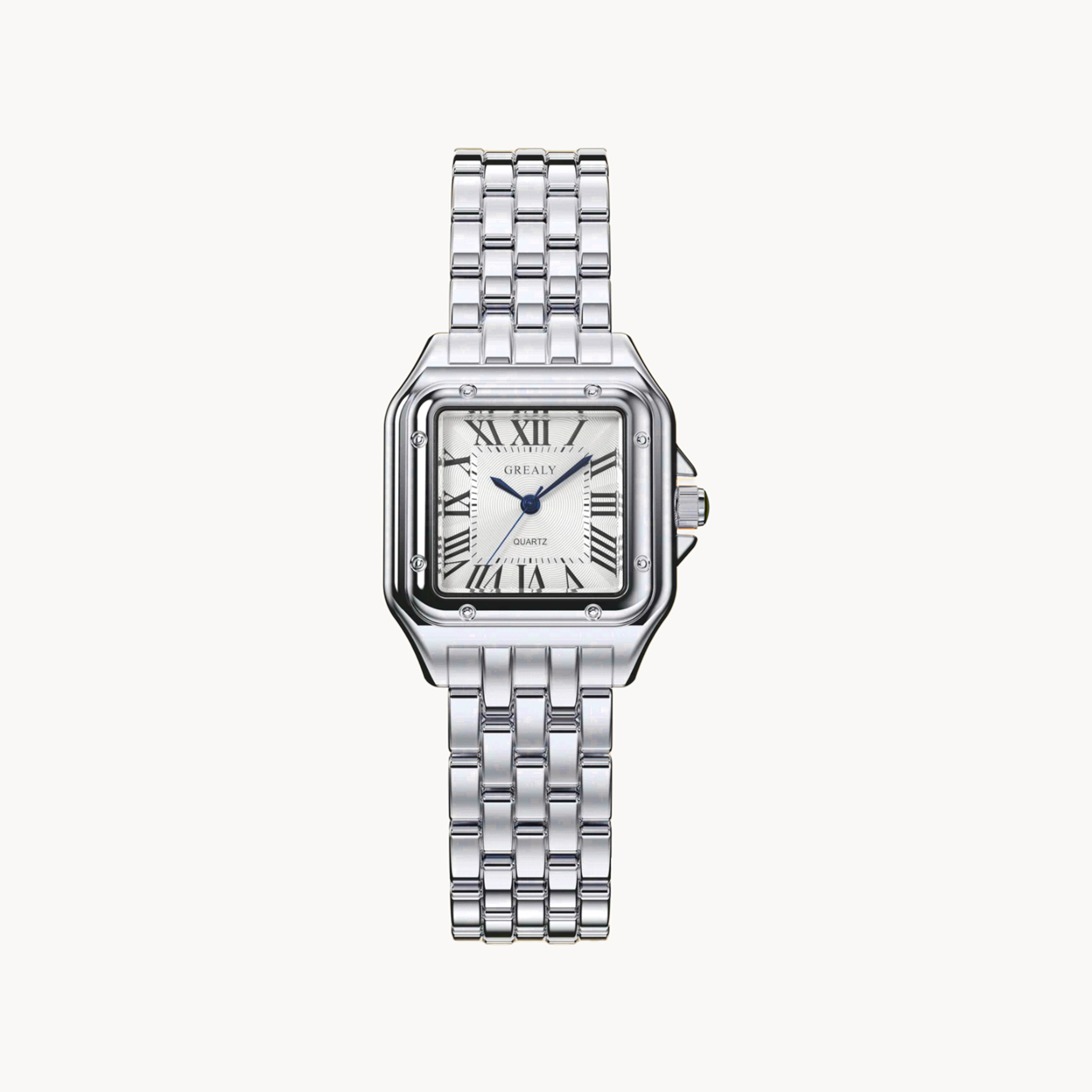 Grealy Watch Stainless Steel Silver