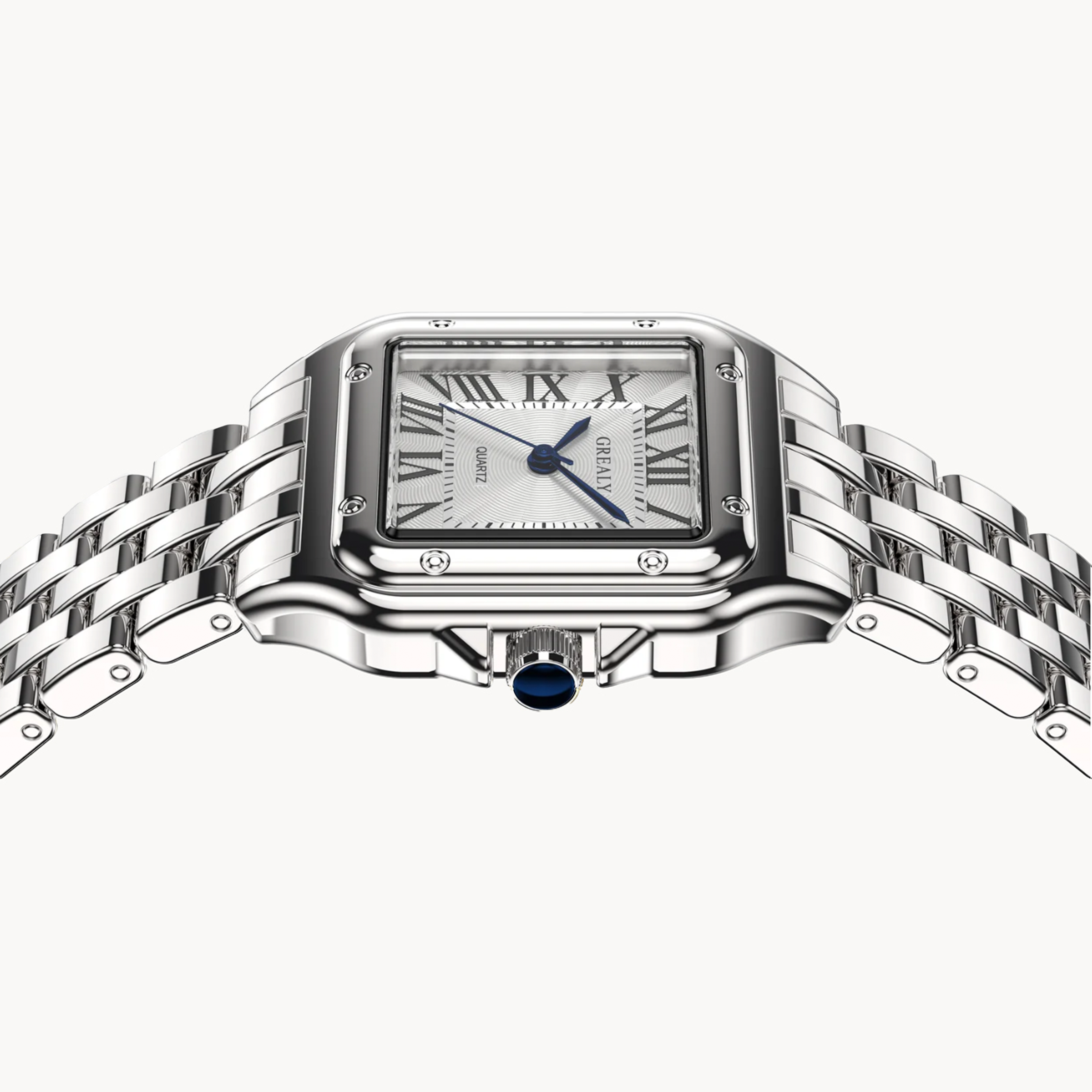 Grealy Watch Stainless Steel Silver