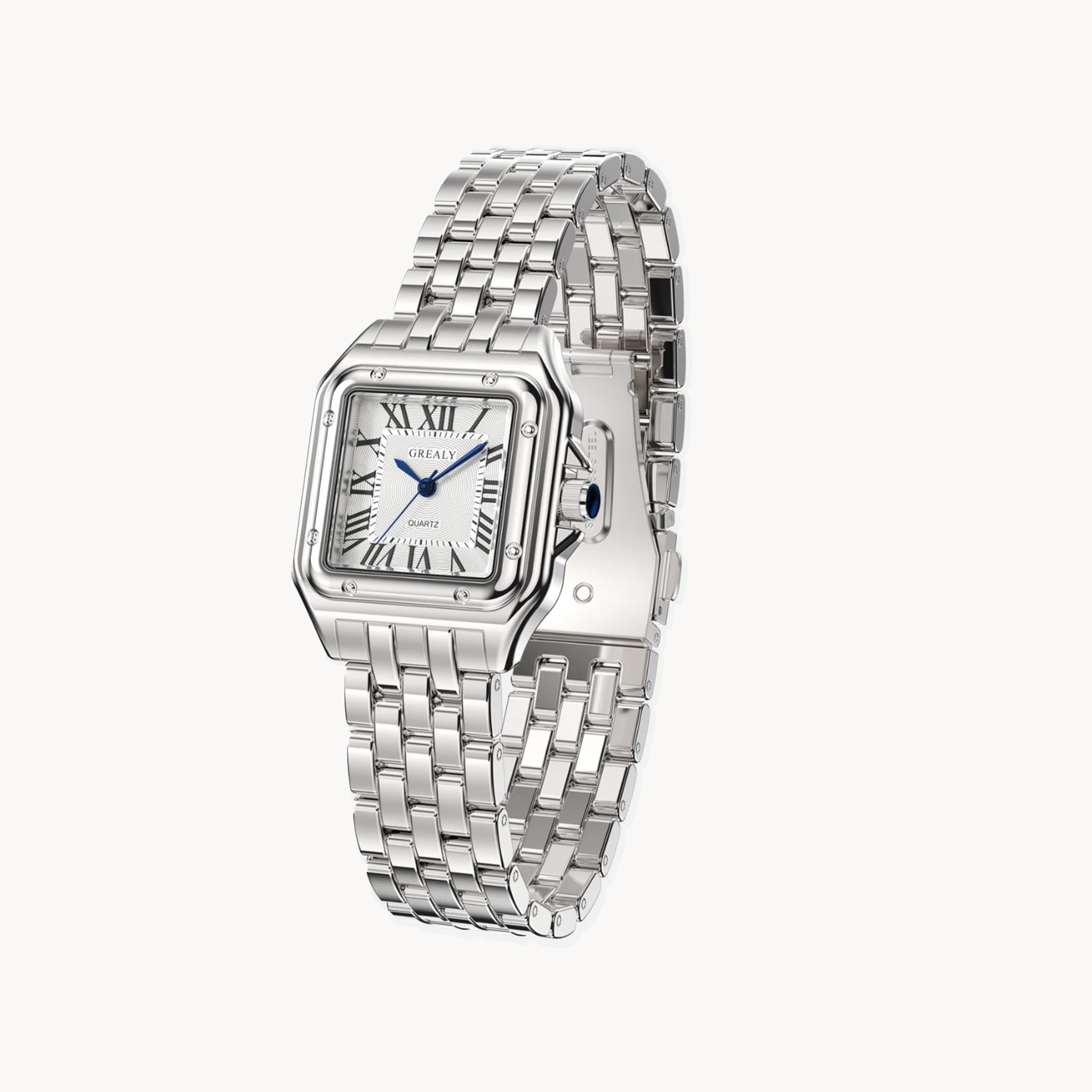 Grealy Watch Stainless Steel Silver